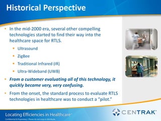 The Current Reality of RTLS in Healthcare_CenTrak RTLS Webcast 2011 | PDF