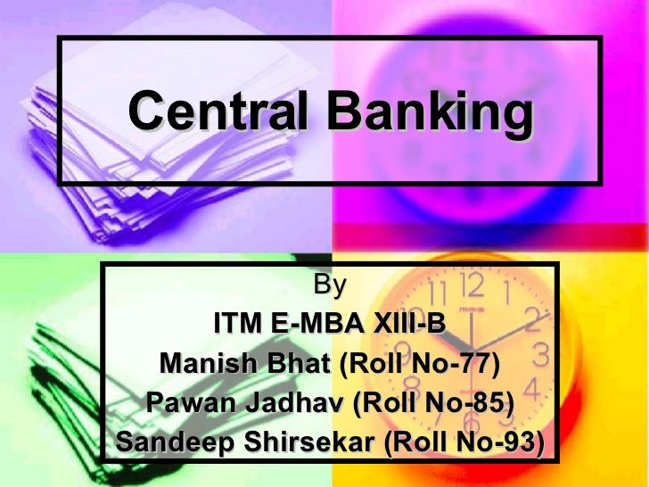 Central Banking Rbi