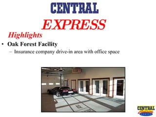 Oak Forest Facility Insurance company drive-in area with office space Highlights EXPRESS   