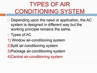 Ac System Classification Central Central ac | PPTX