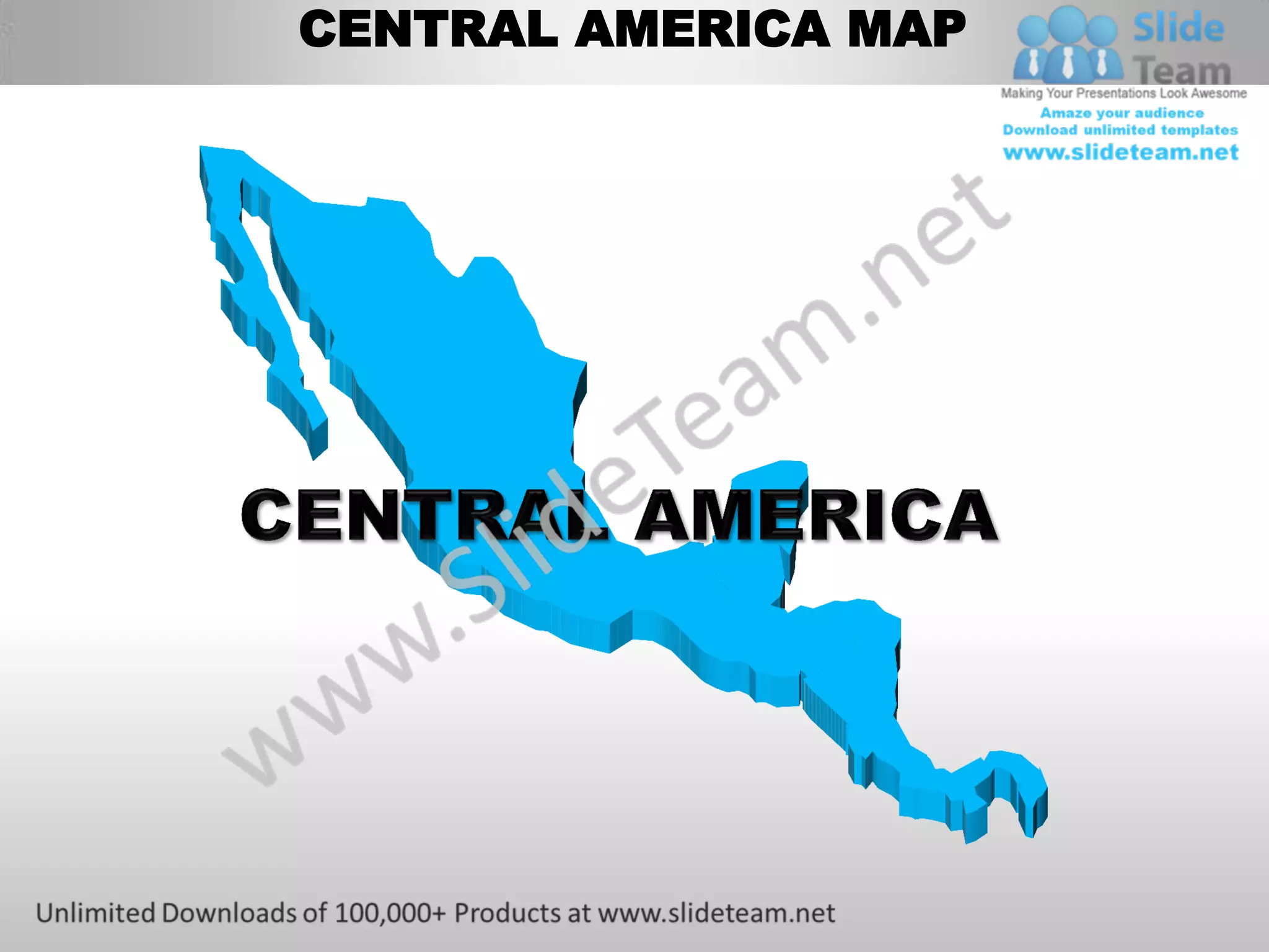 CENTRAL AMERICA MAP
 
