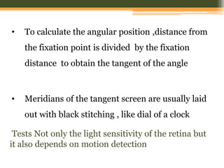 Central and peripheral visual field | PPTX