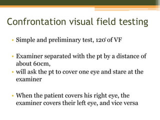 Central and peripheral visual field | PPTX