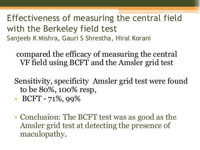 Central And Peripheral Visual Field