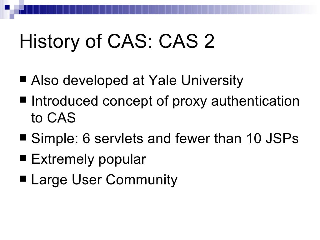  Central Authentication Service by Ja Sig 
