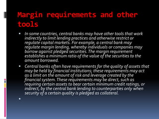 Marginal Requirement Central Bank,Mas | PPTX