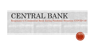 Responses to Commercial Bank during Pandemic Situation (COVID-19)
 