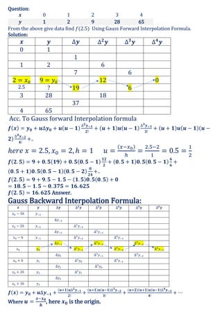 Central Differences (2).pdf Interpolation | PDF