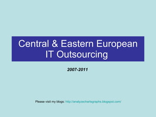 Central & Eastern European IT Outsourcing   2007-2011  Please visit my blogs:  http://analyzechartsgraphs.blogspot.com/ 