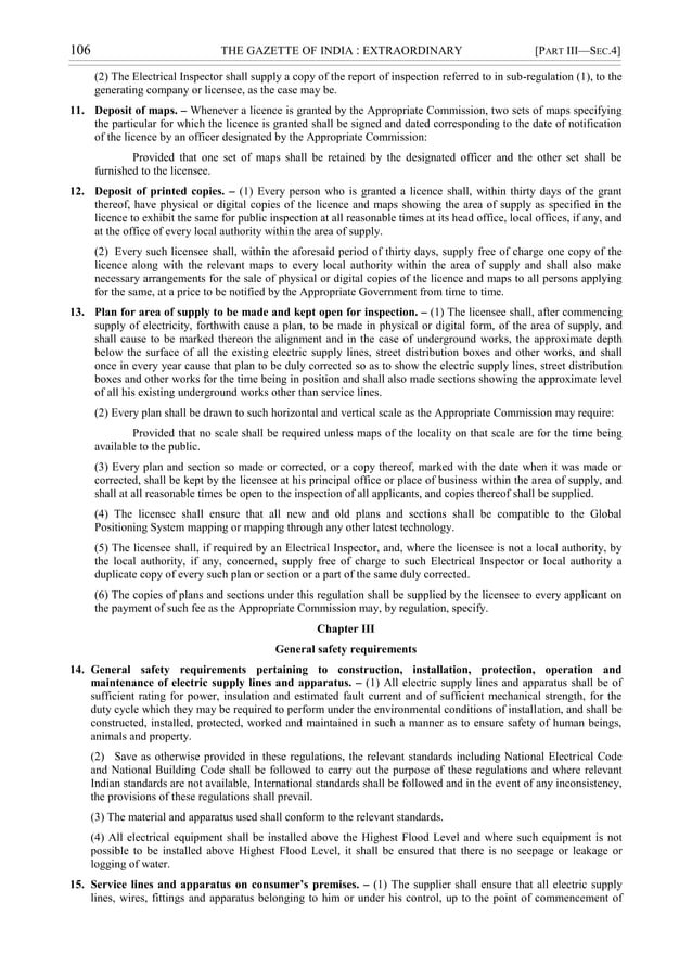 Central Electricity Authority (Measures relating to Safety and Electric ...