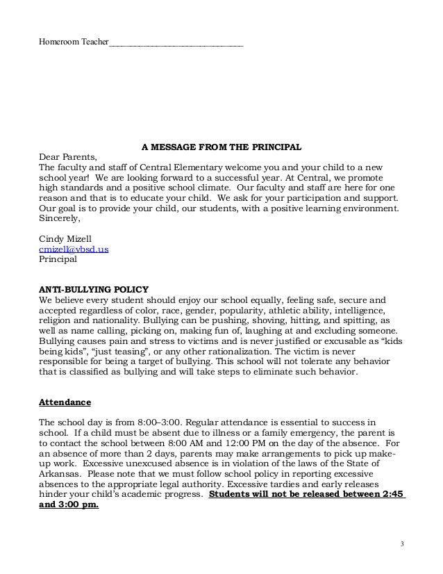 sample student handbook elementary school Study skills handbook for students in elementary school.