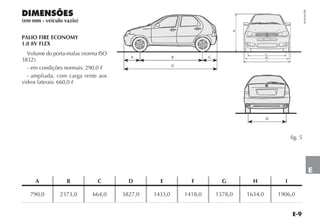 C
EM EMERGÊNCIA
As páginas seguintes foram elaboradas especialmente para
socorrê-lo em situações de emergências com seu veículo.
Como você verá, foram considerados alguns inconvenien-
tes e, para cada um deles, é sugerido o tipo de intervenção
que você pode efetuar pessoalmente. No caso de contra-
tempos mais sérios, porém, é necessário dirigir-se à Rede
Assistencial Fiat.
A este respeito lembramos-lhe que, junto com o Manual de
Uso e Manutenção, também constam em seu kit de bordo, o
Manual Básico de Segurança no Trânsito, o Livrete Confiat e
o Manual de Garantia, nos quais estão descritos detalhada-
mente todos os serviços que a Fiat coloca à sua disposição
em caso de dificuldades.
Aconselhamos, de qualquer maneira, a leitura destas pági-
nas. Assim, em caso de necessidade, você vai saber localizar
imediatamente as informações úteis.
PARTIDA COM BATERIA AUXILIAR . . . . . . . . . . .C-1
PARTIDA COM MANOBRAS POR INÉRCIA . . . . .C-1
SE FURAR UM PNEU. . . . . . . . . . . . . . . . . . . . . . .C-2
SE APAGAR UMA LUZ EXTERNA . . . . . . . . . . . . .C-5
SE APAGAR UMA LUZ INTERNA . . . . . . . . . . . .C-10
SE DESCARREGAR A BATERIA . . . . . . . . . . . . . .C-10
SE PRECISAR LEVANTAR O VEÍCULO. . . . . . . . .C-11
SE PRECISAR REBOCAR O VEÍCULO . . . . . . . . .C-12
EM CASO DE ACIDENTE . . . . . . . . . . . . . . . . . . .C-12
EXTINTOR DE INCÊNDIO . . . . . . . . . . . . . . . . . .C-13
C
 