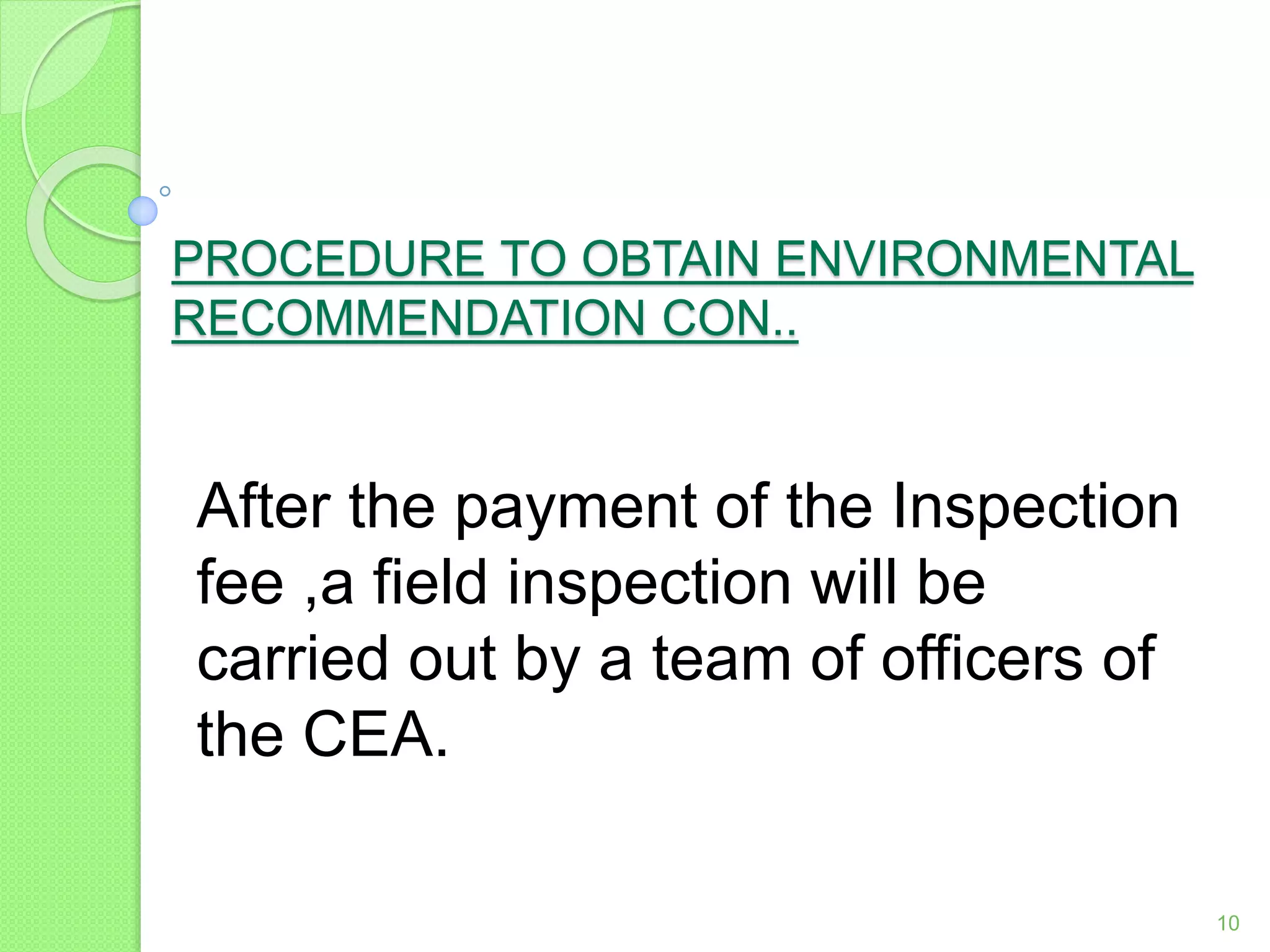 Central environment authority PPT