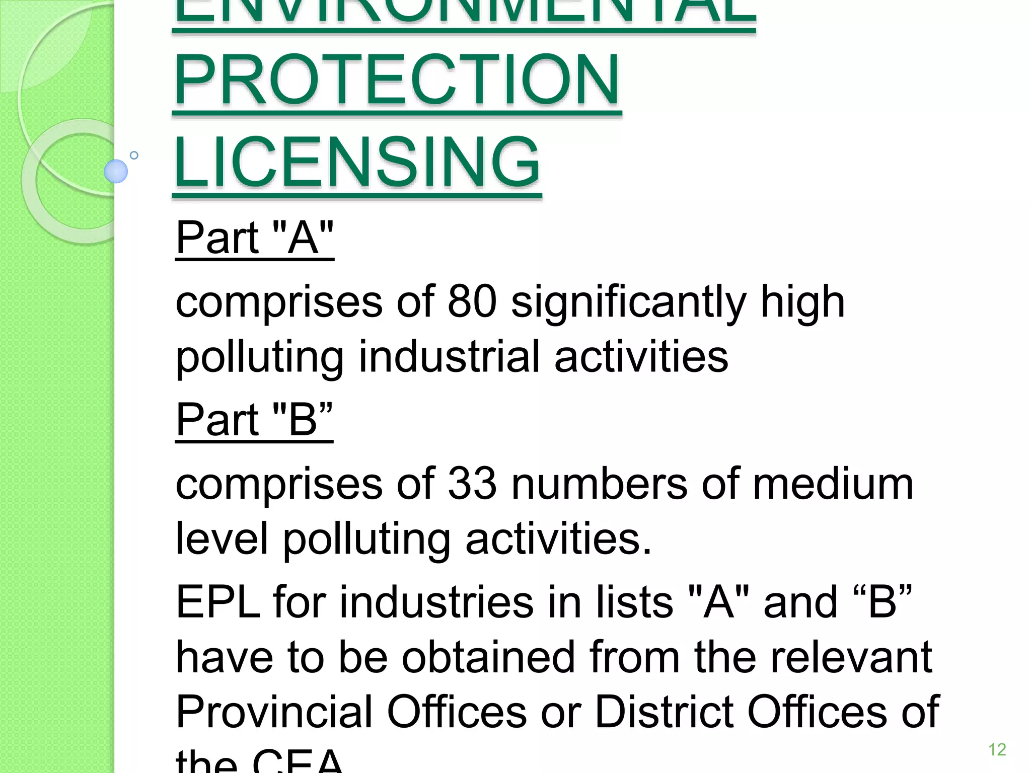 Central environment authority PPT
