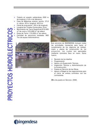 Centrales Hidroelectricas