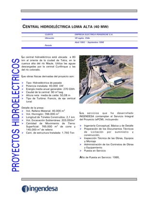 Centrales Hidroelectricas