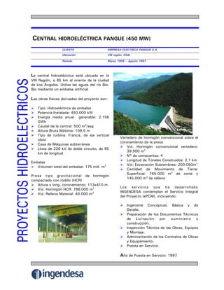 Centrales Hidroelectricas