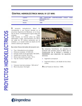 Centrales Hidroelectricas