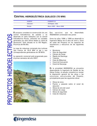 Centrales Hidroelectricas