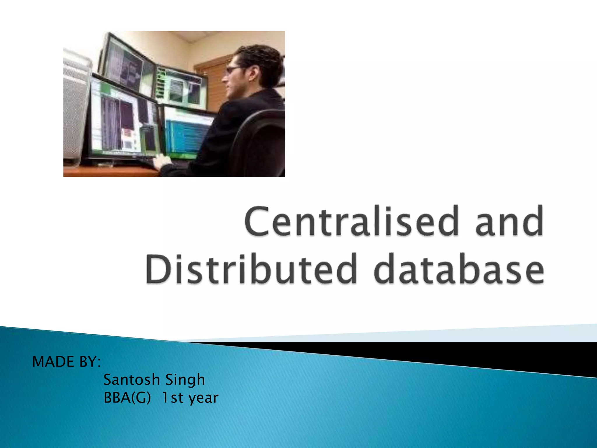 Centralised and distributed database | PPTX | Databases | Computer ...