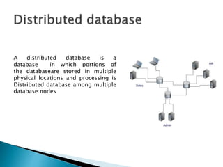 Centralised and distributed database | PPTX | Databases | Computer ...