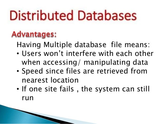 😊 Centralised and distributed database. DBMS:Centralised vs Distributed ...