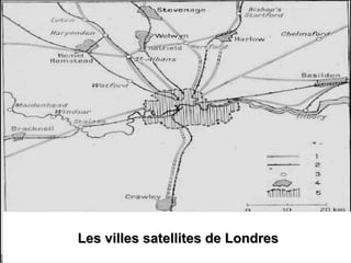 Les villes satellites de LondresLes villes satellites de Londres
 