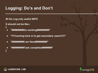 Basically Logging Centralized logging system using mongoDB | PDF