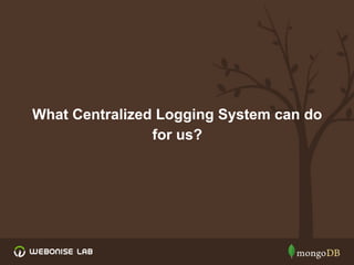 Centralized logging system using mongoDB | PDF