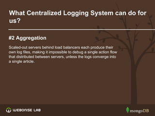 Centralized logging system using mongoDB | PDF