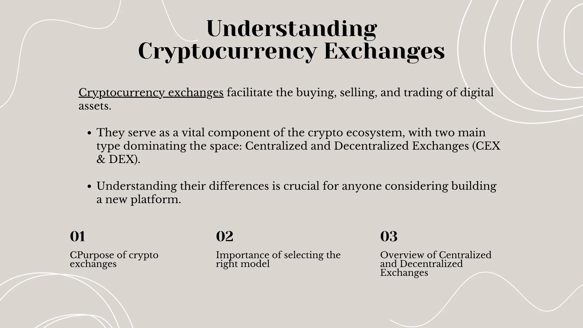 Centralized vs. Decentralized Cryptocurrency Exchanges Which One to  Build.pdf
