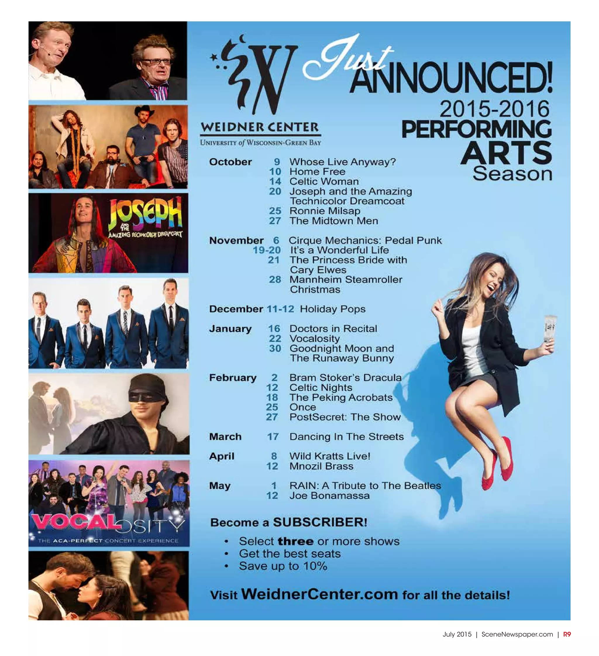 July 2015 | SceneNewspaper.com | R9
 