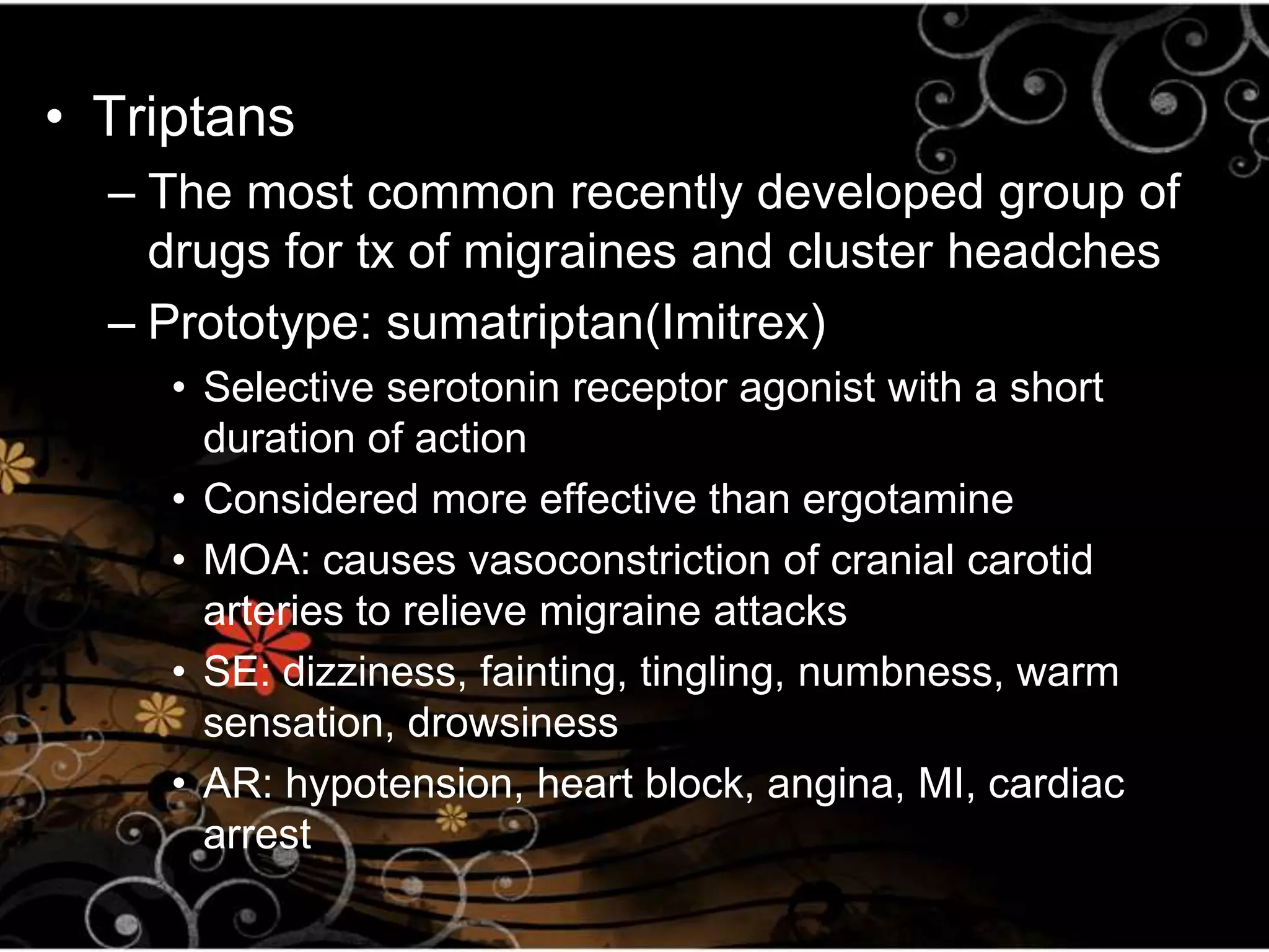 Central Nervous System Agents