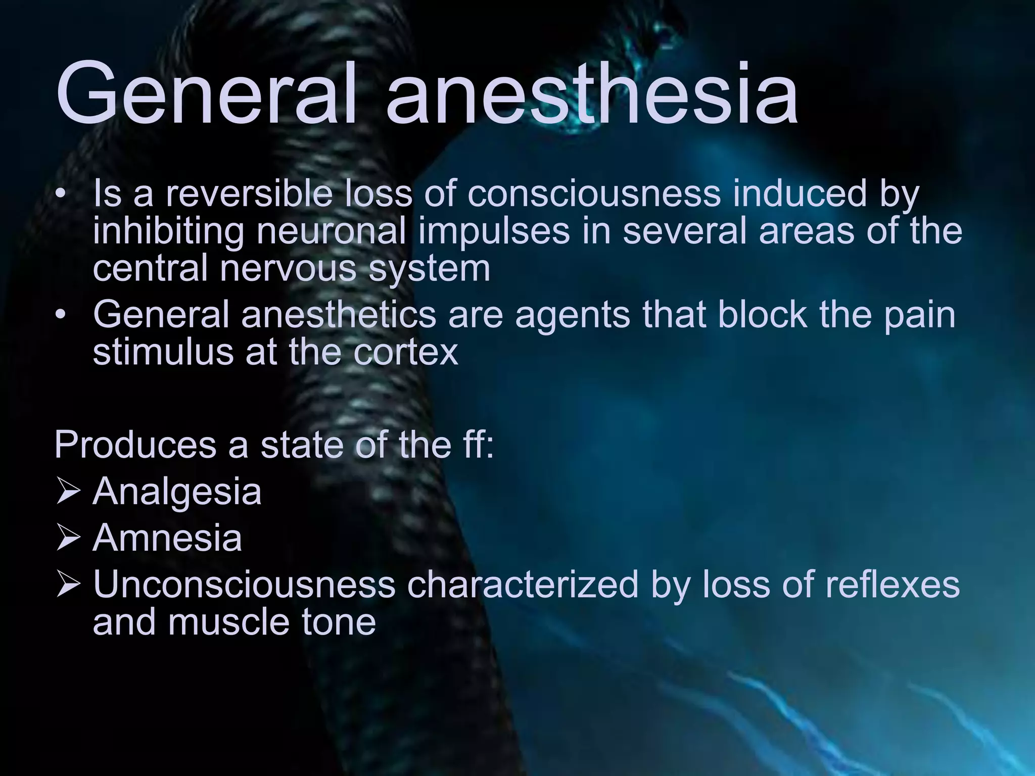 Central Nervous System Agents
