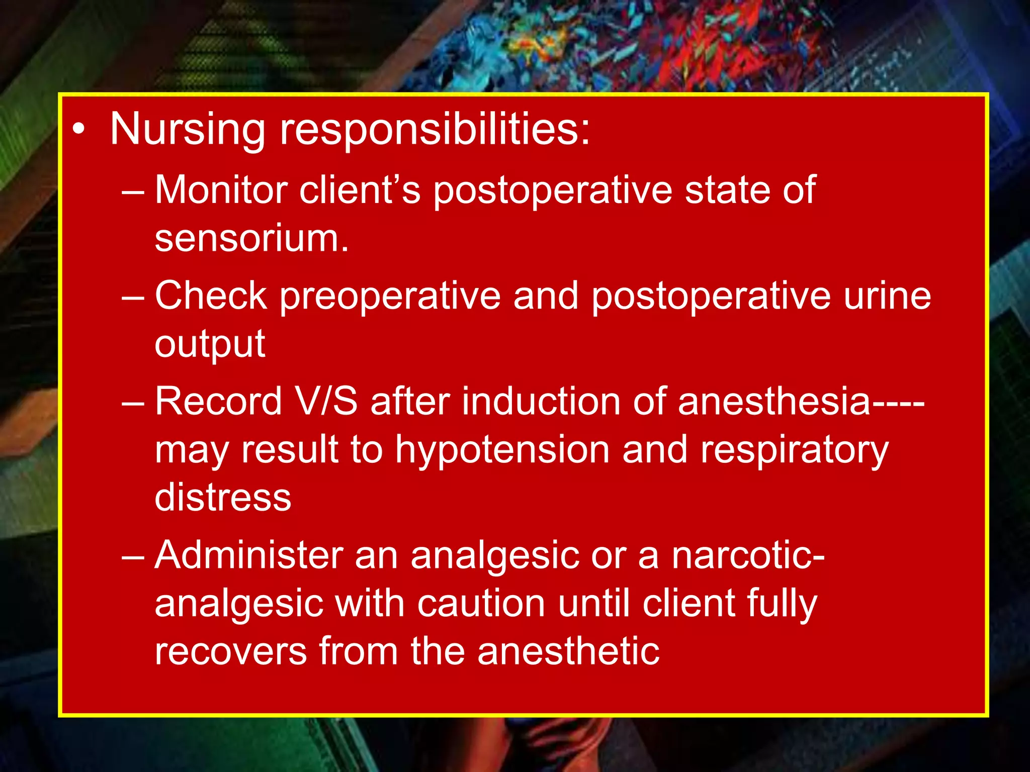 Central Nervous System Agents