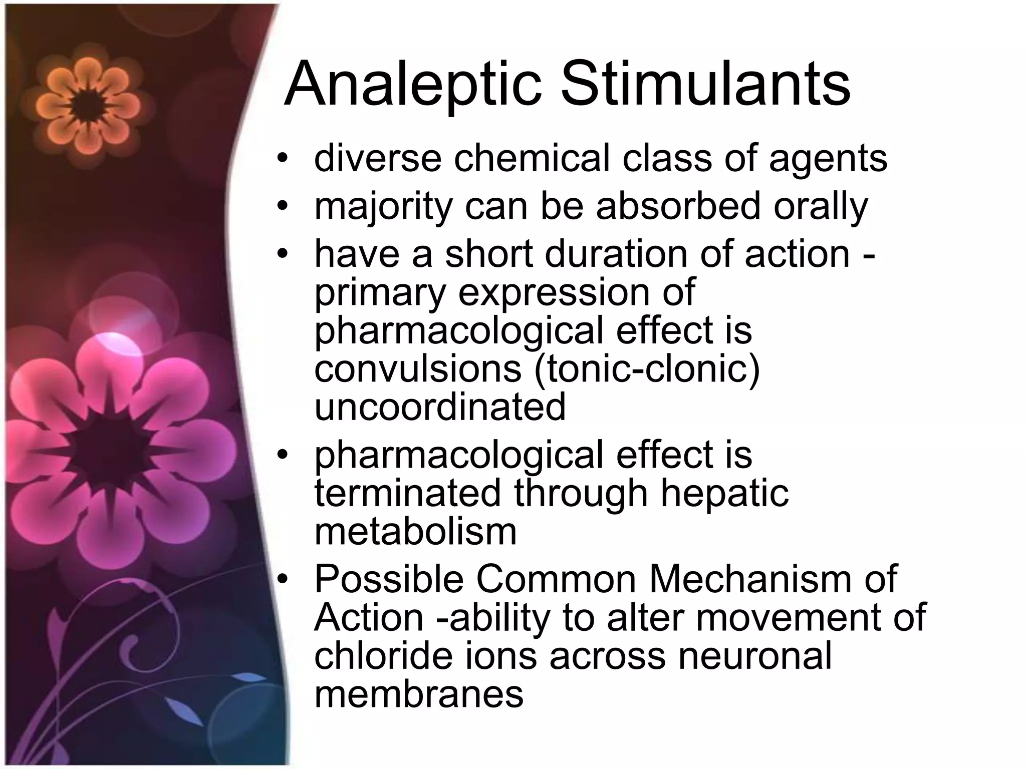 Central Nervous System Agents