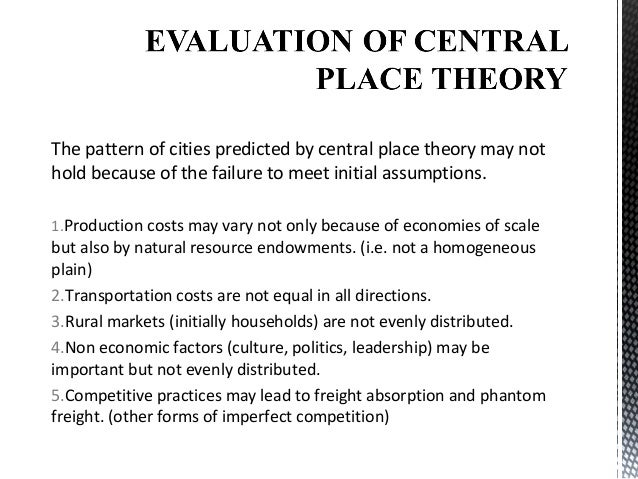 central place theory