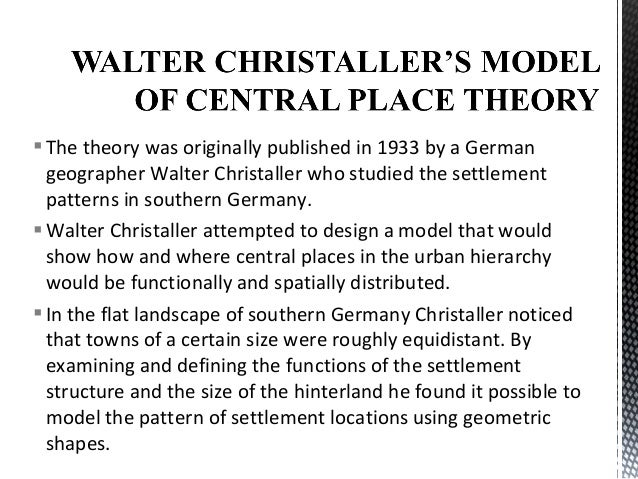 central place theory