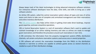 Central Reservation System | CRS System | PPTX