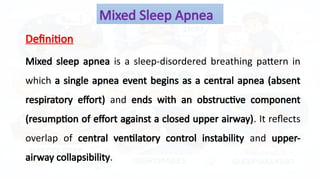 Resumption Definition Comprehensive Overview of Central and Mixed Sleep Apnea: Diagnosis ...