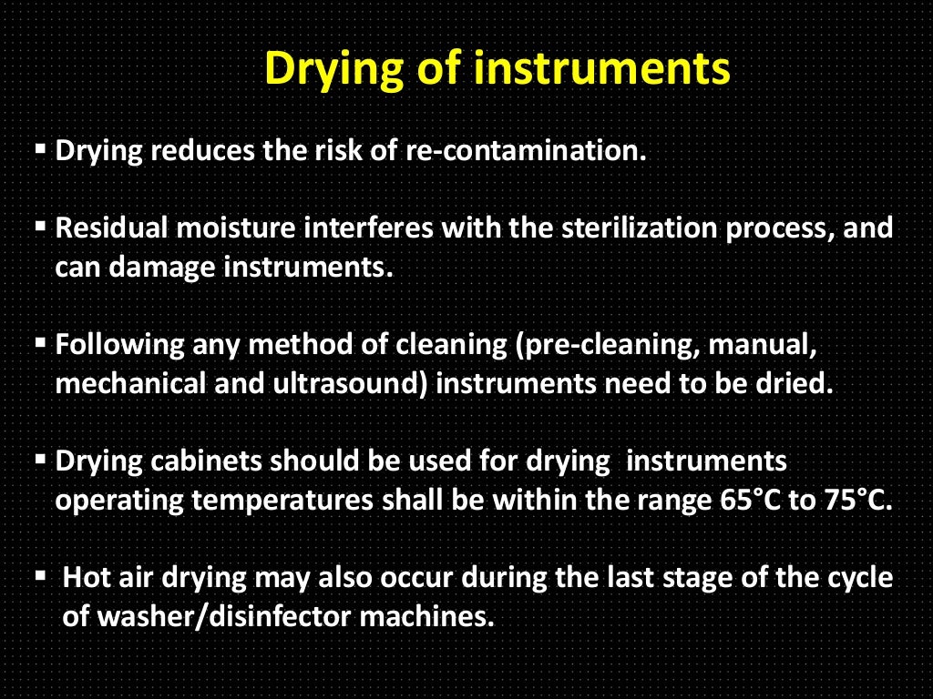 Central sterilization supply department