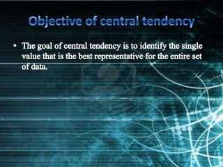 Central tendency