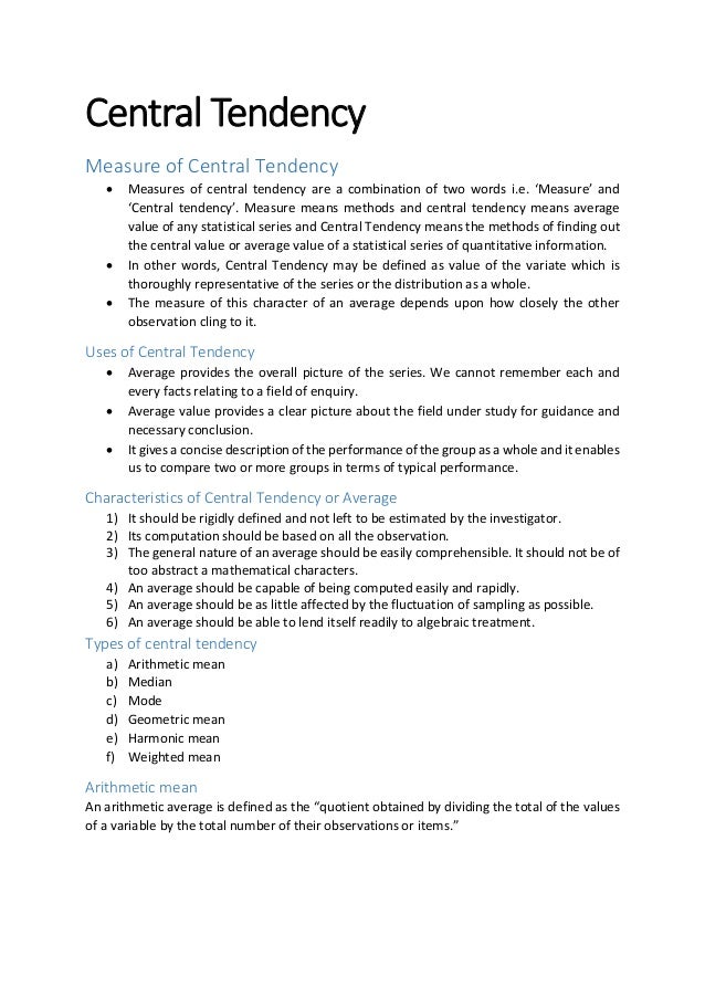 Questions On Measures Of Central Tendency And Dispersion Pdf