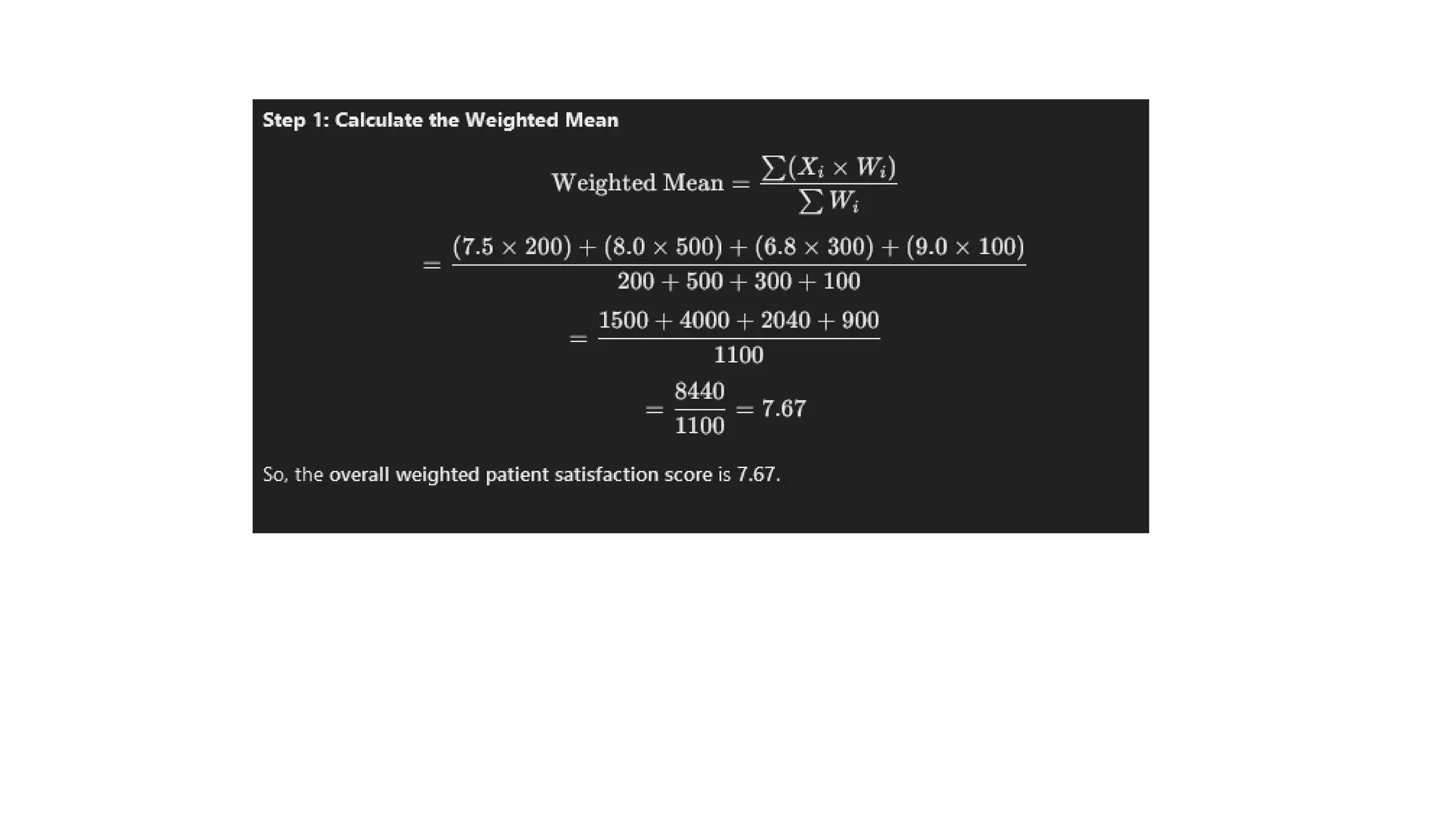 Measures for Central Tendency/location/averages