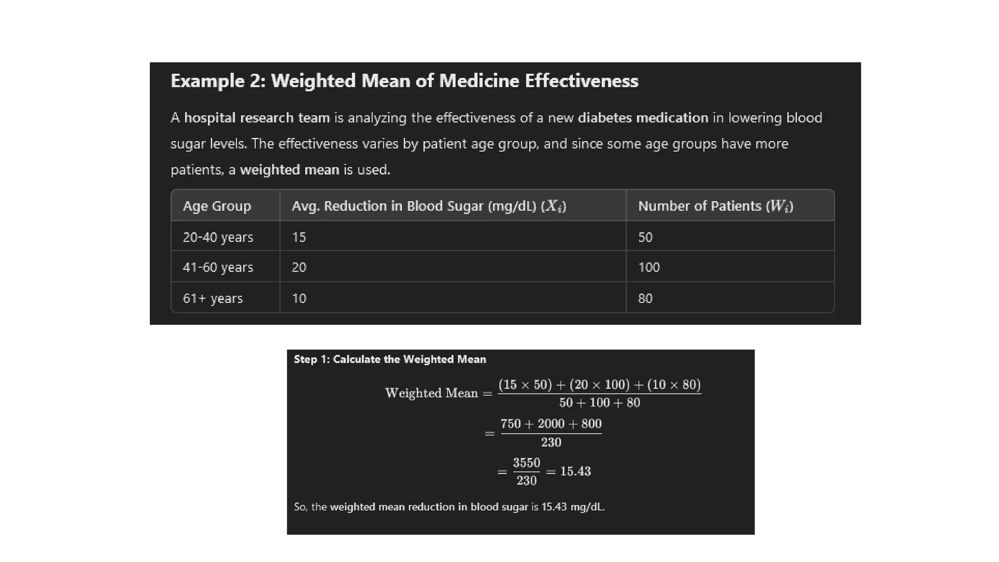 Measures for Central Tendency/location/averages