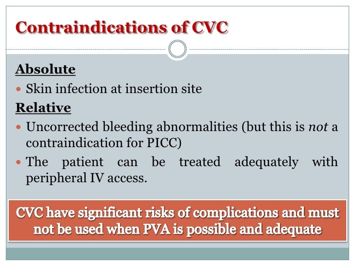 Precautions for Central Venous Catheters in Neonates
