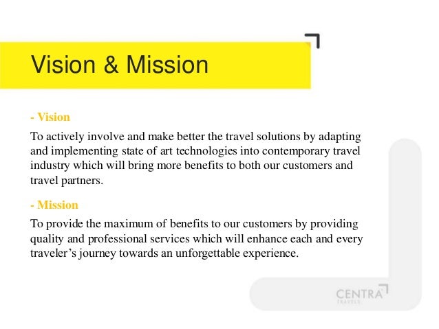 mission in travel agency