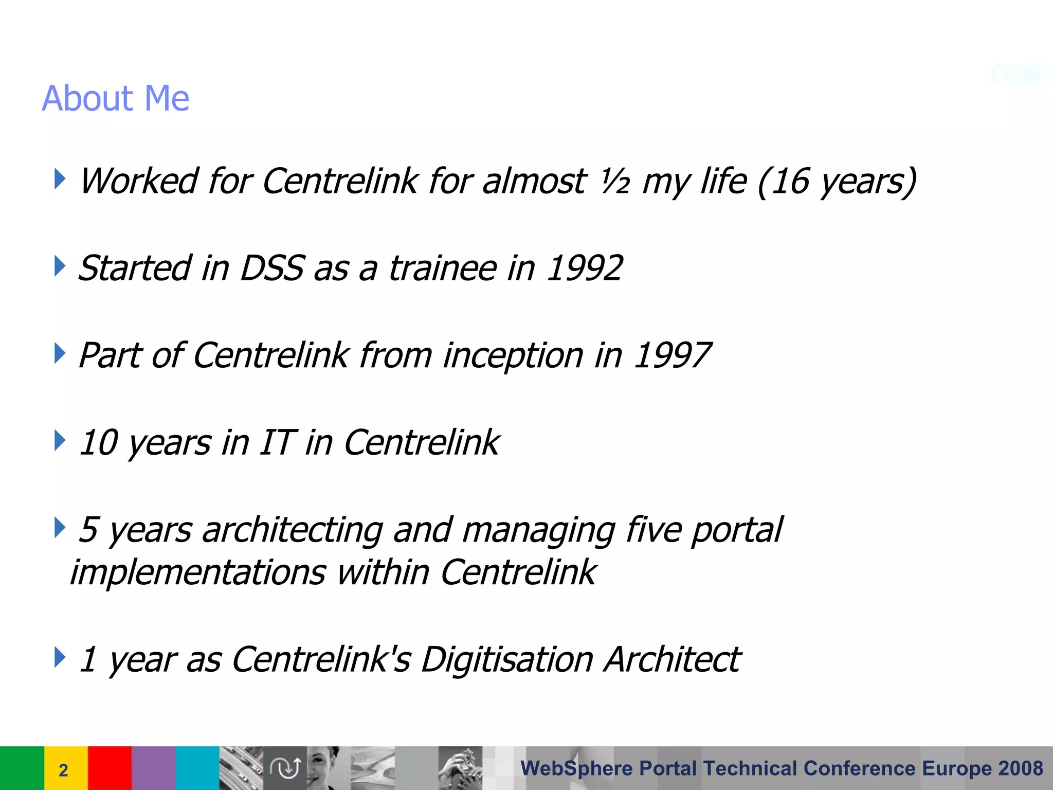 Centrelink Australia - IBM WebSphere Portal Case Study