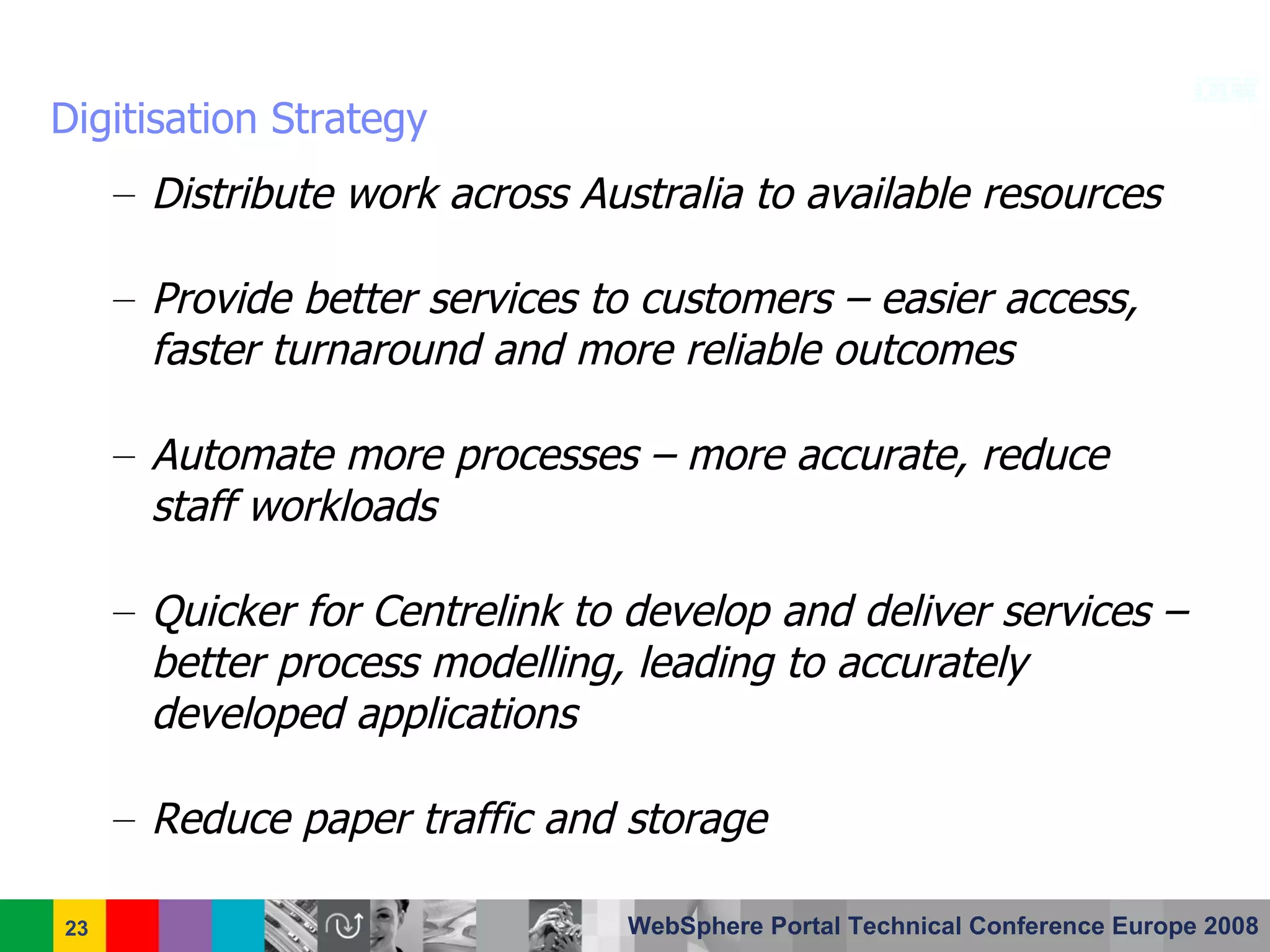 Centrelink Australia - IBM WebSphere Portal Case Study