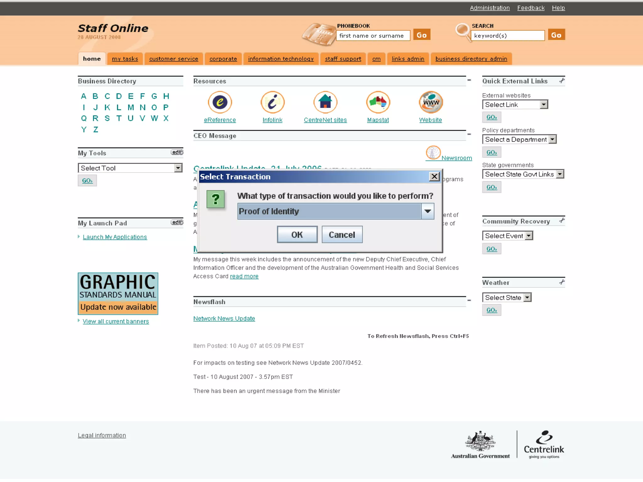 Centrelink Australia - IBM WebSphere Portal Case Study